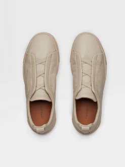 Beige Deerskin Triple Stitch™ Sneakers