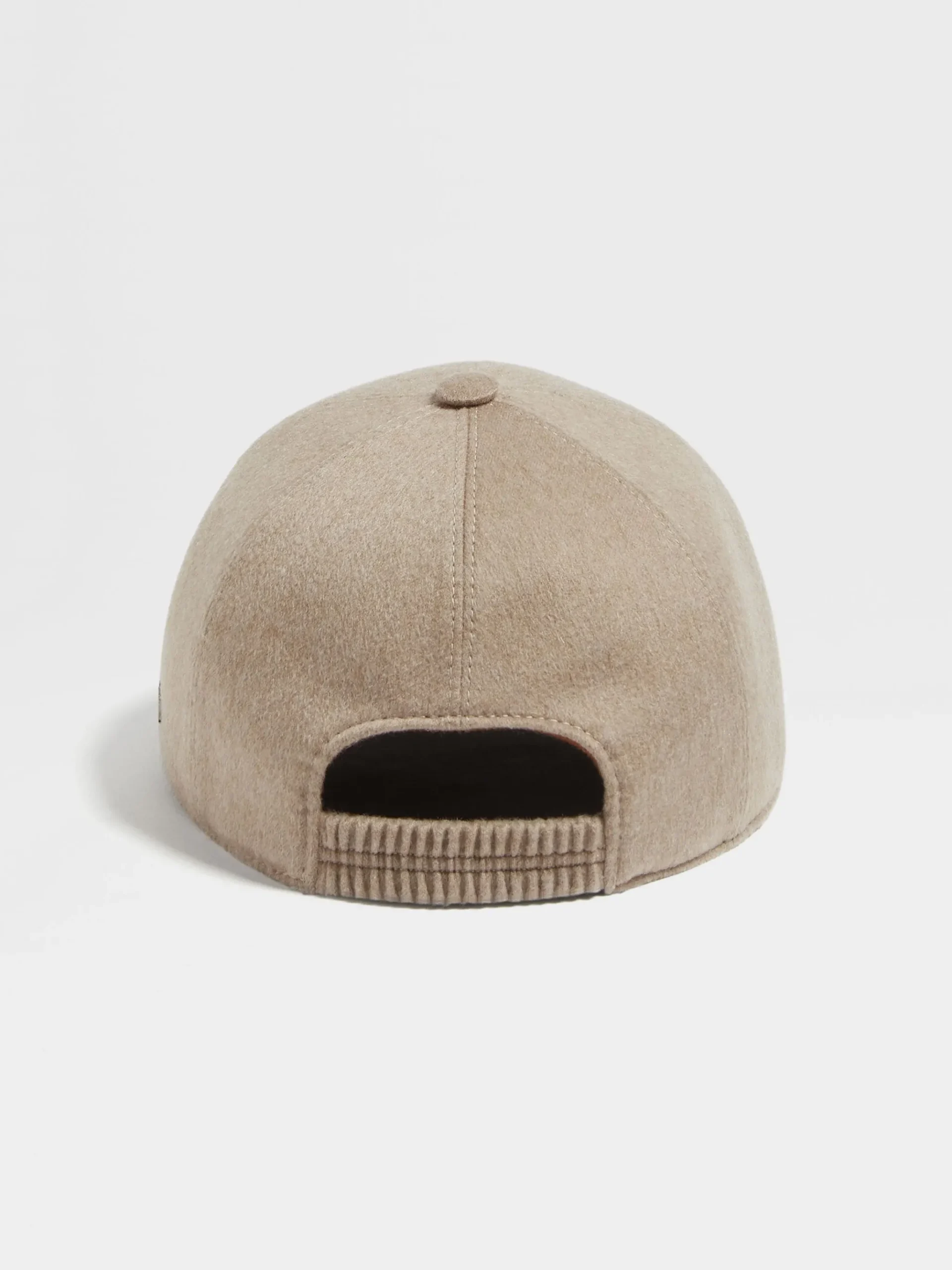 Beige Oasi Cashmere Baseball Cap
