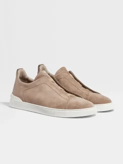 Beige Suede Triple Stitch™ Sneakers
