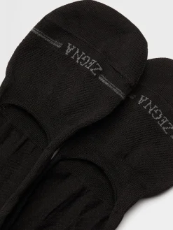 Black Cotton Blend Socks