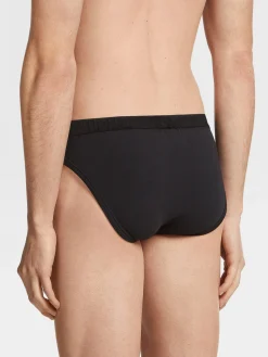 Black Cotton Briefs