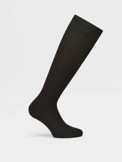 Black Cotton Socks