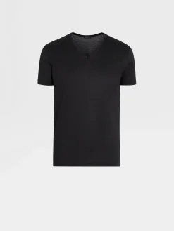 Black Cotton T-shirt