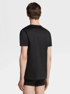 Black Cotton T-shirt
