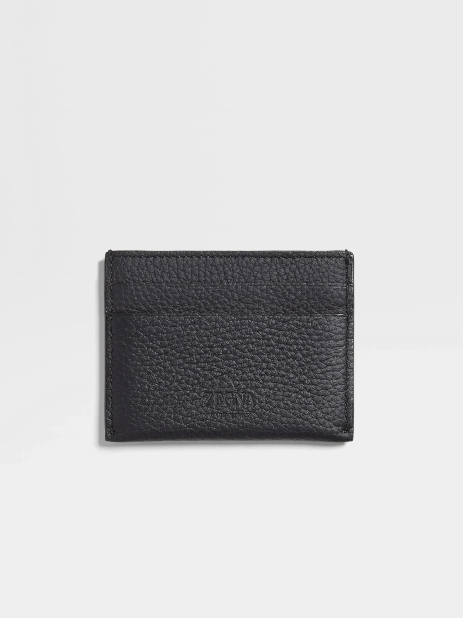 Black Deerskin Card Case