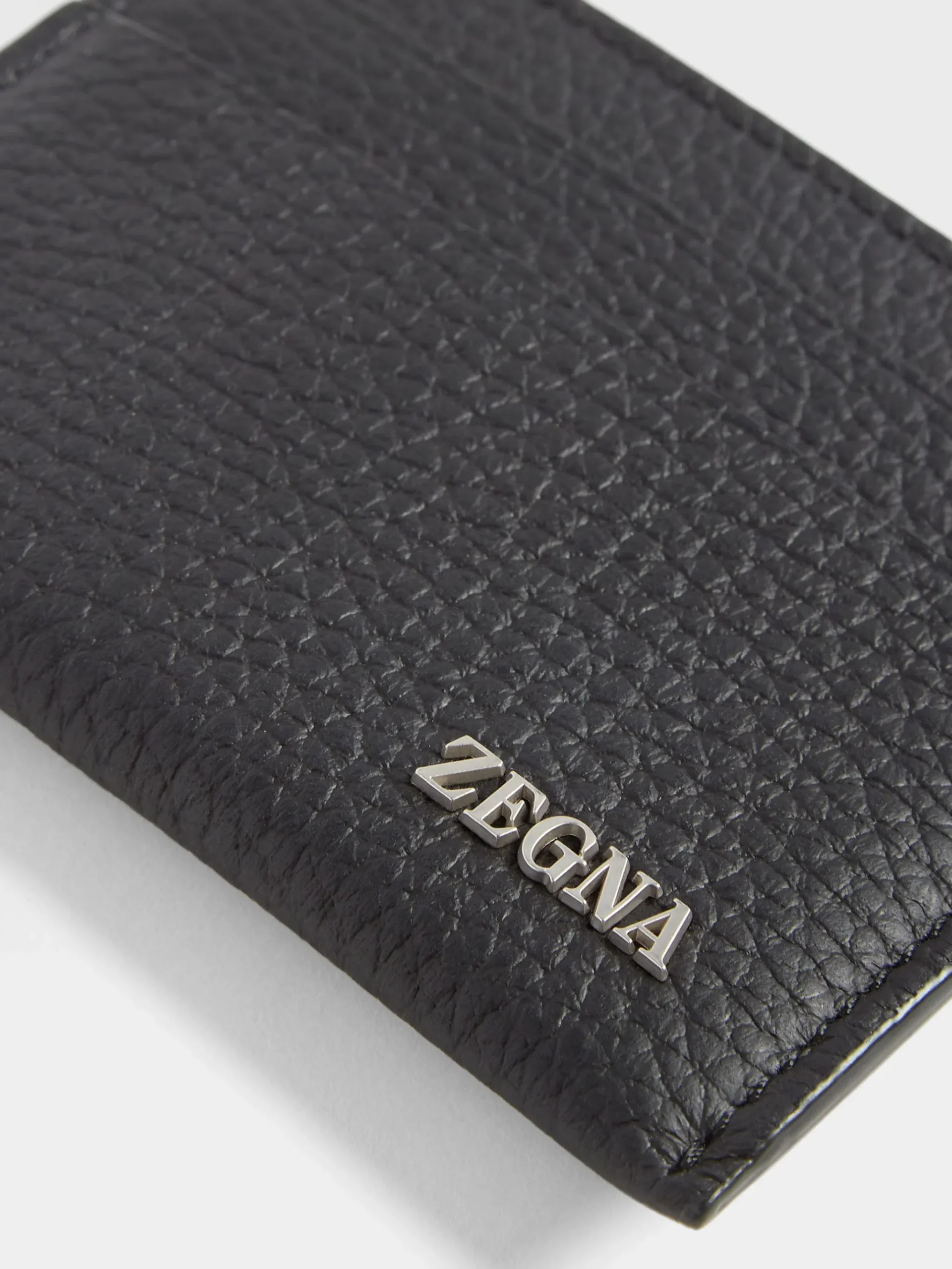 Black Deerskin Card Case