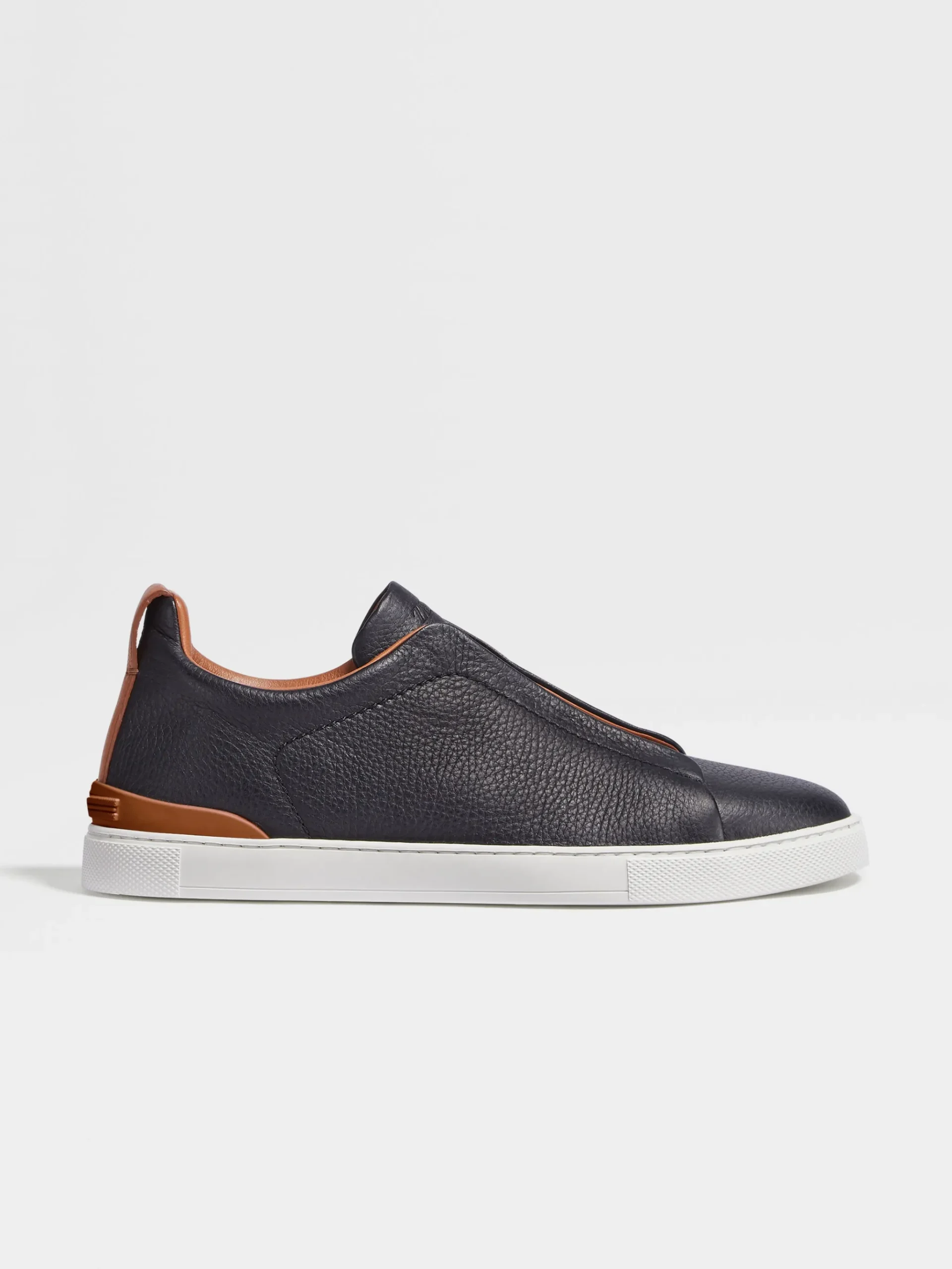 Black Deerskin Triple Stitch™ Sneakers