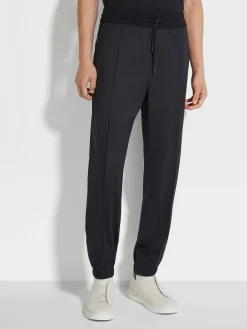 Black High Performance™ Wool Joggers