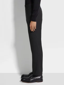 Black High Performance™ Wool Pants