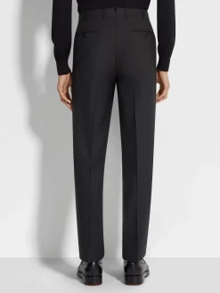 Black High Performance™ Wool Pants