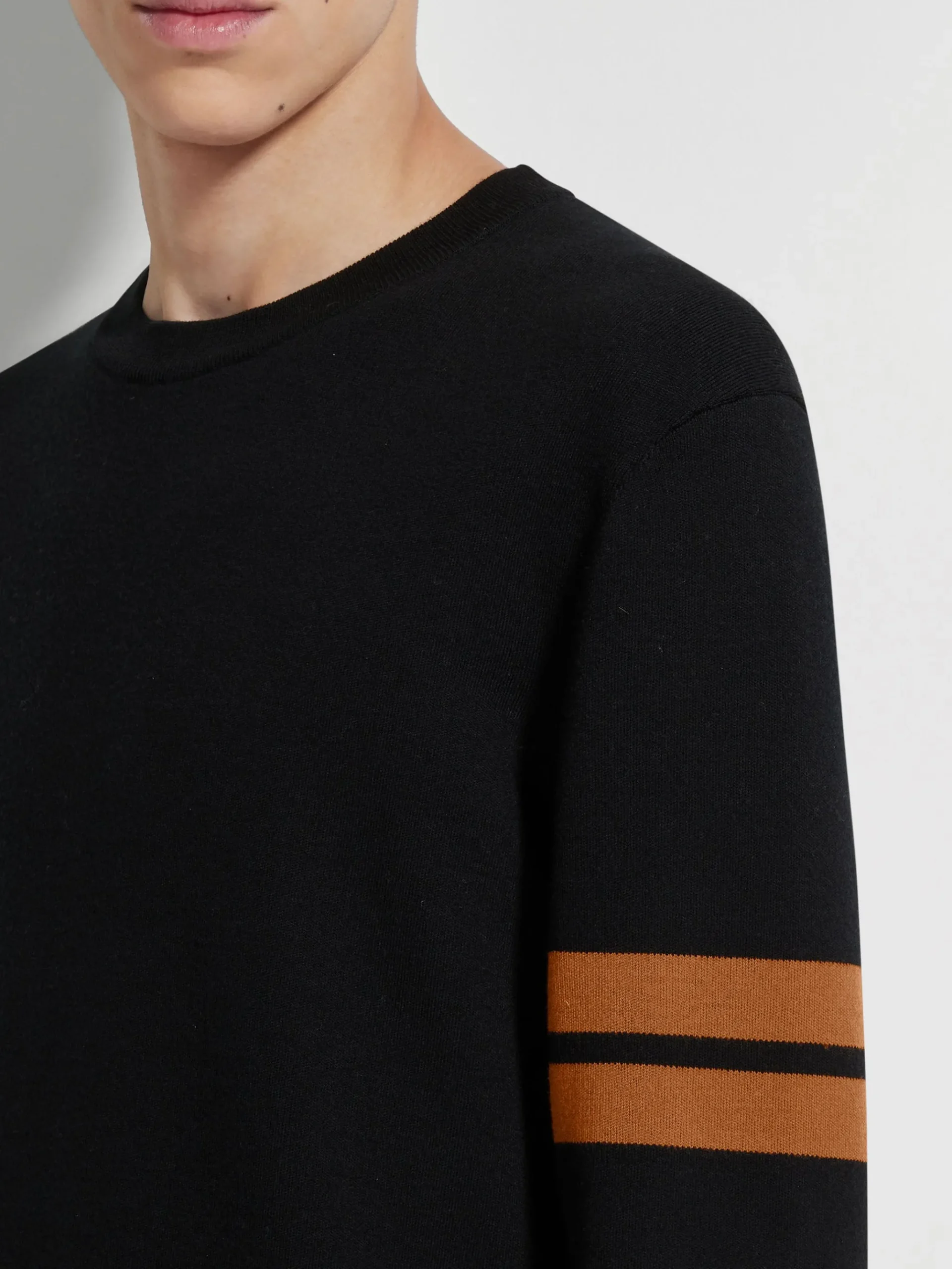 Black High Performance™ Wool Crewneck