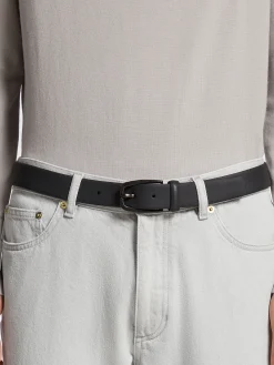 Black Leather Belt