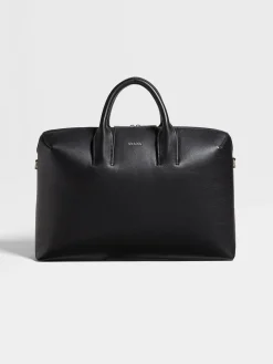 Black Leather Business Bag