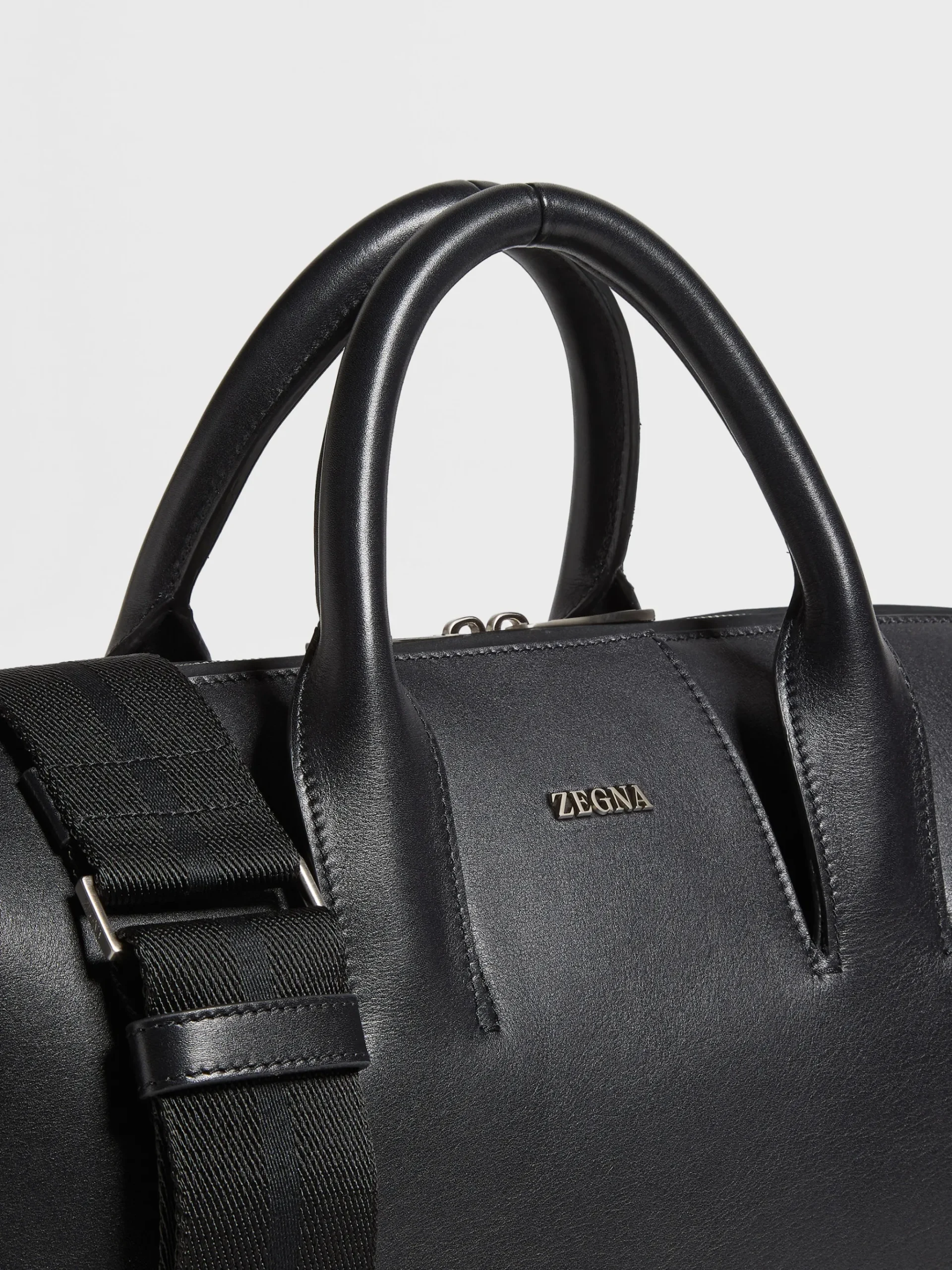 Black Leather Business Bag