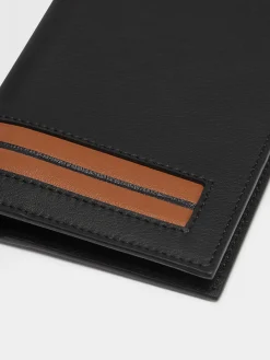 Black Leather Passport Case