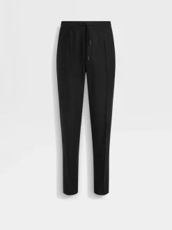 Black 15milmil15 Wool Joggers