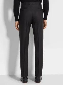 Black 15milmil15 Wool Pants