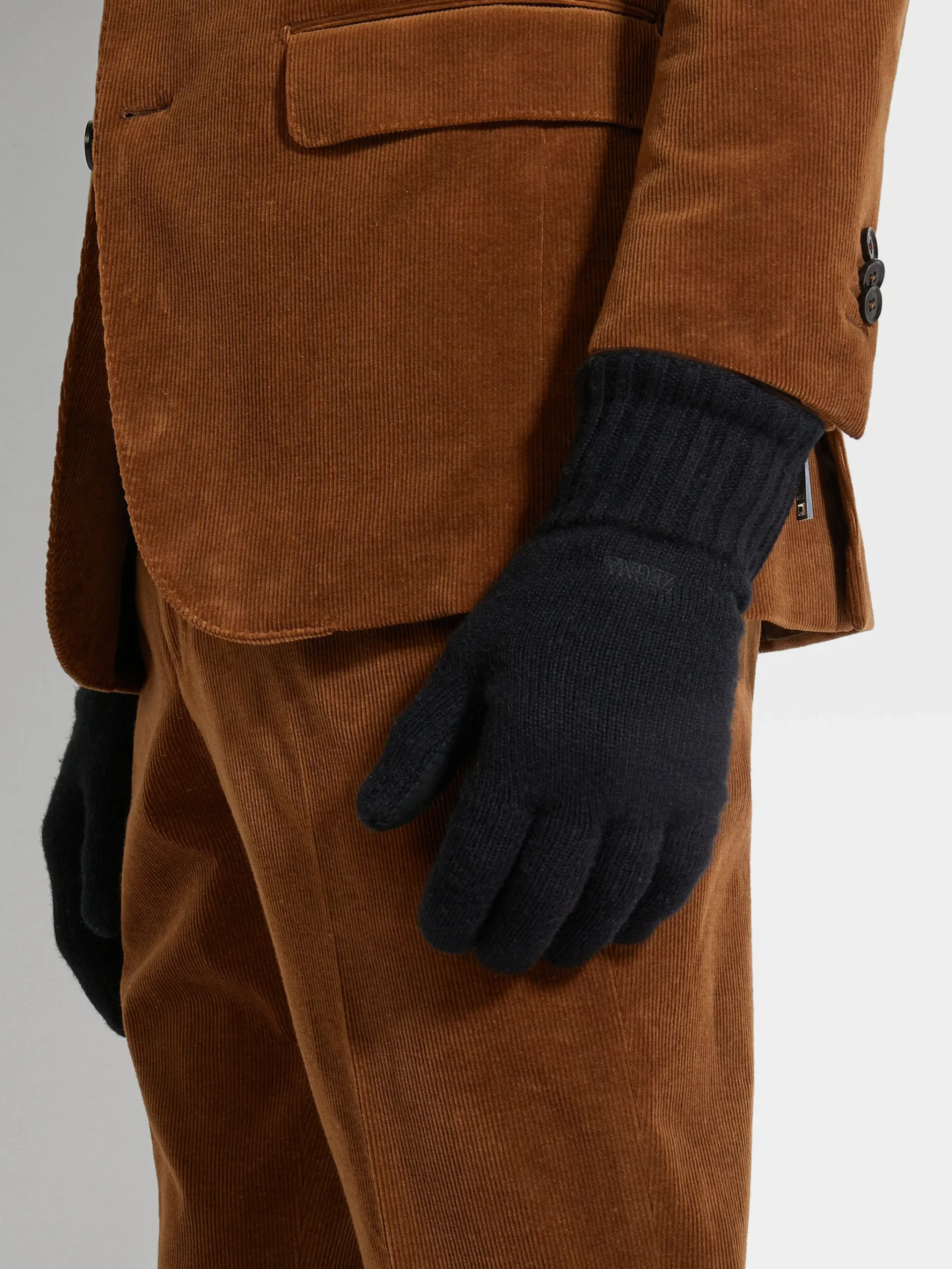 Black Oasi Cashmere Gloves