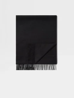 Black Oasi Cashmere Scarf