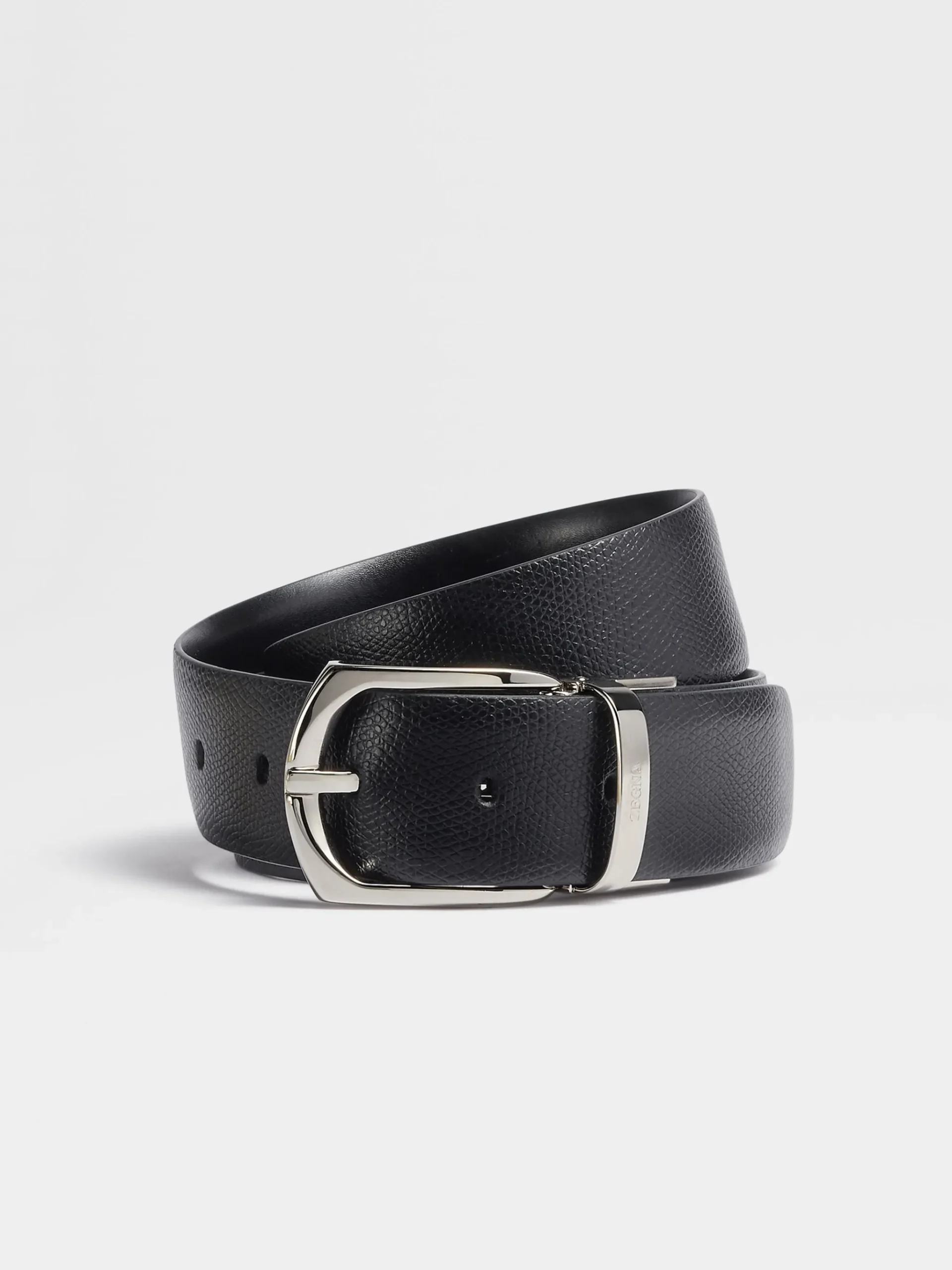 Black Reversible Leather Belt