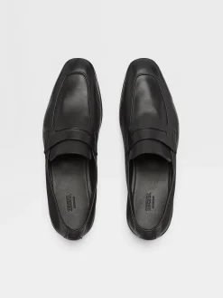 Black SECONDSKIN L'Asola Loafers