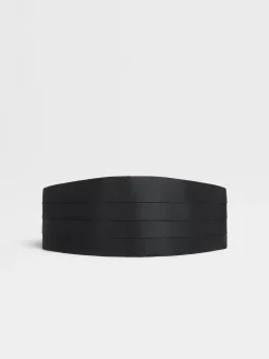 Black Silk Cummerbund