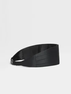 Black Silk Cummerbund