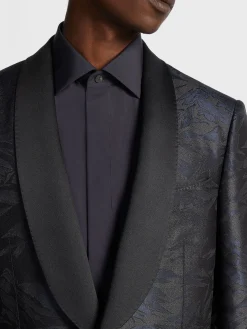 Black Silk Evening Jacket