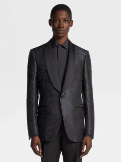Black Silk Evening Jacket