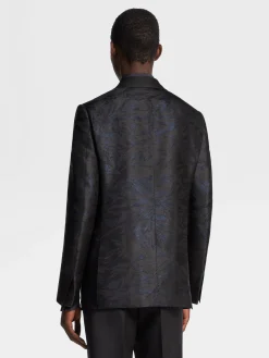 Black Silk Evening Jacket