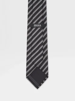 Black Silk Tie