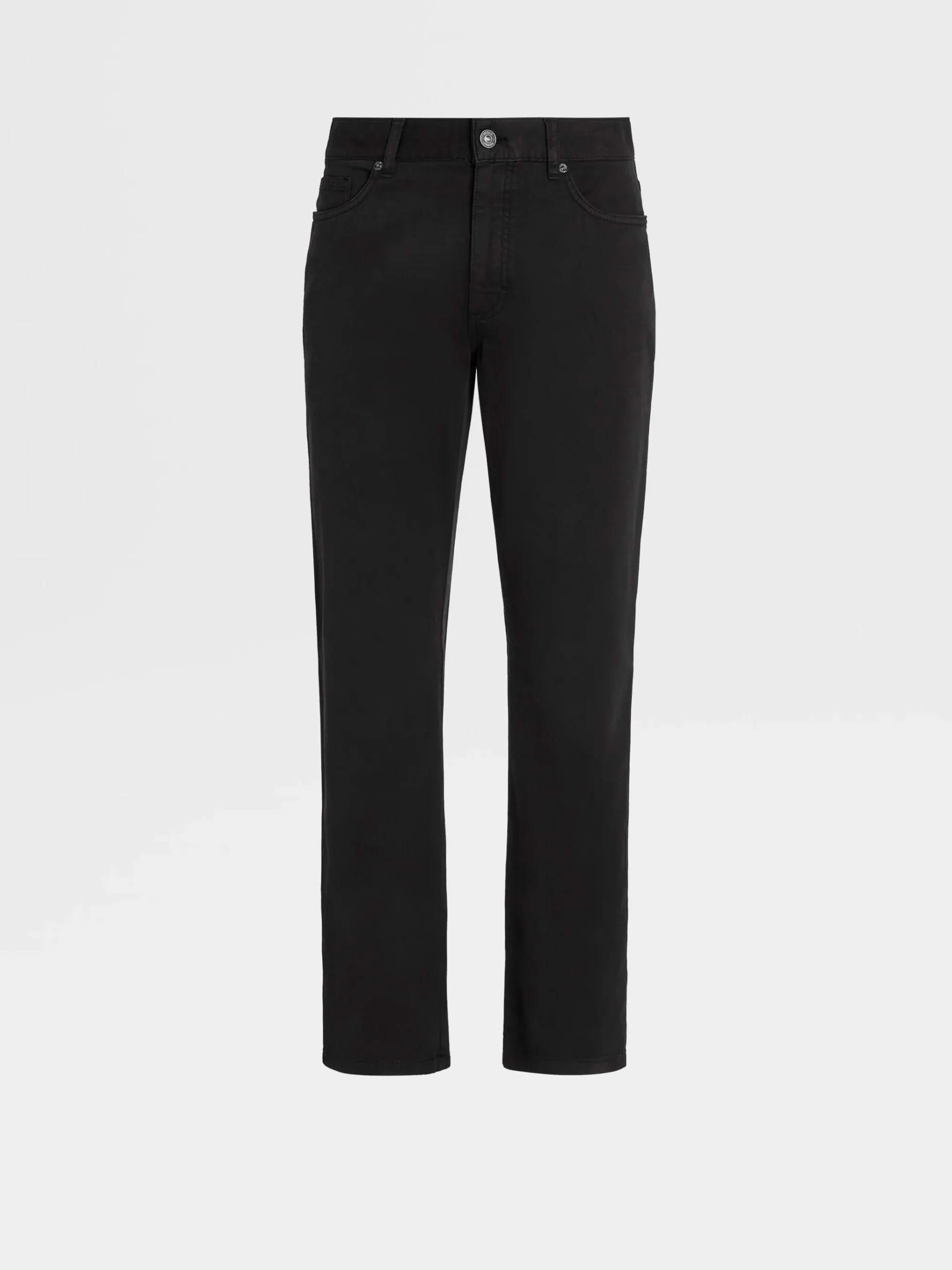 Black Stretch Cotton Roccia Jeans