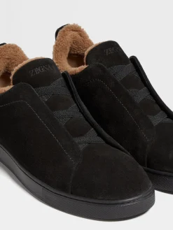 Black Suede Triple Stitch™ Sneakers
