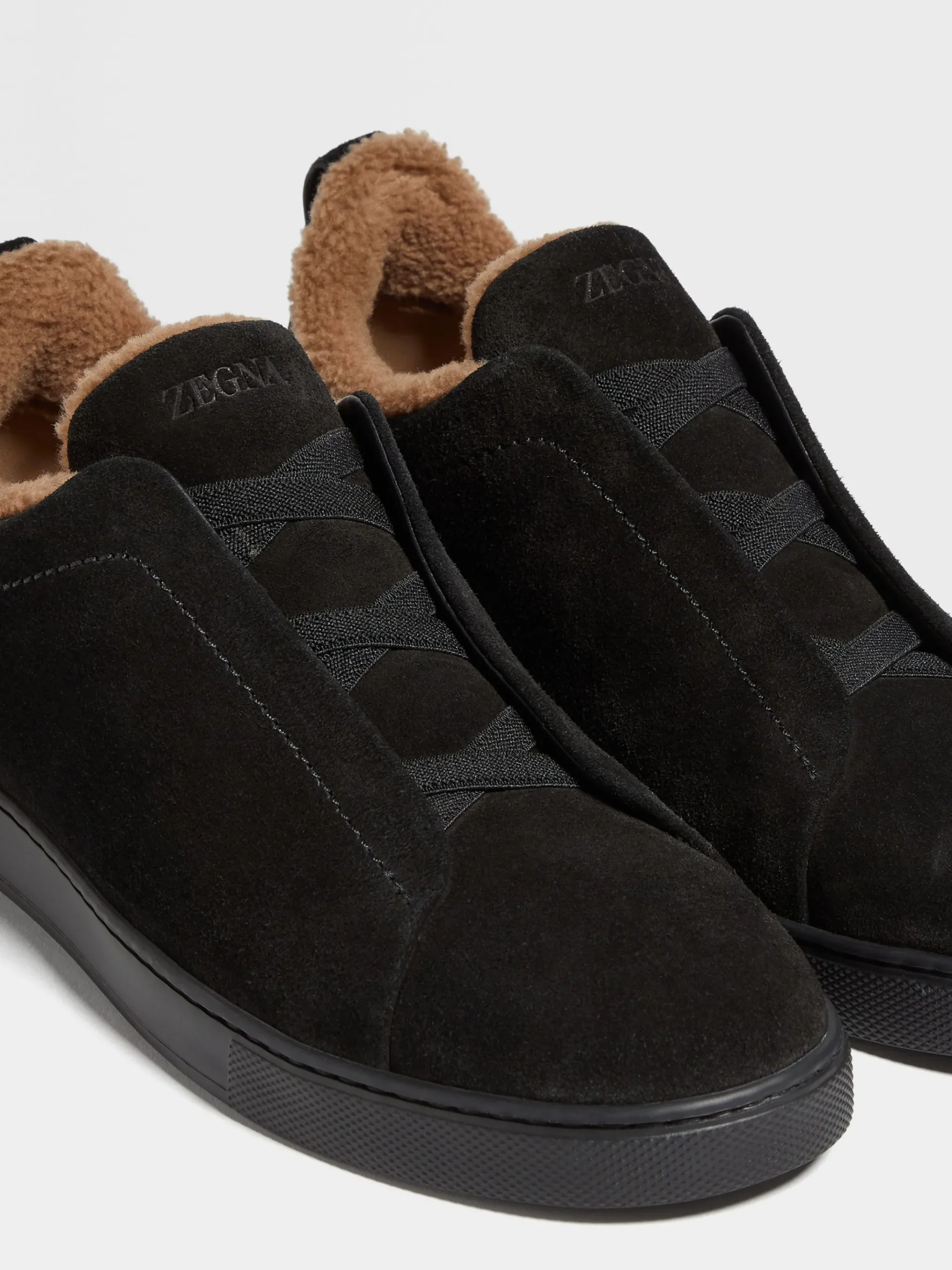 Black Suede Triple Stitch™ Sneakers