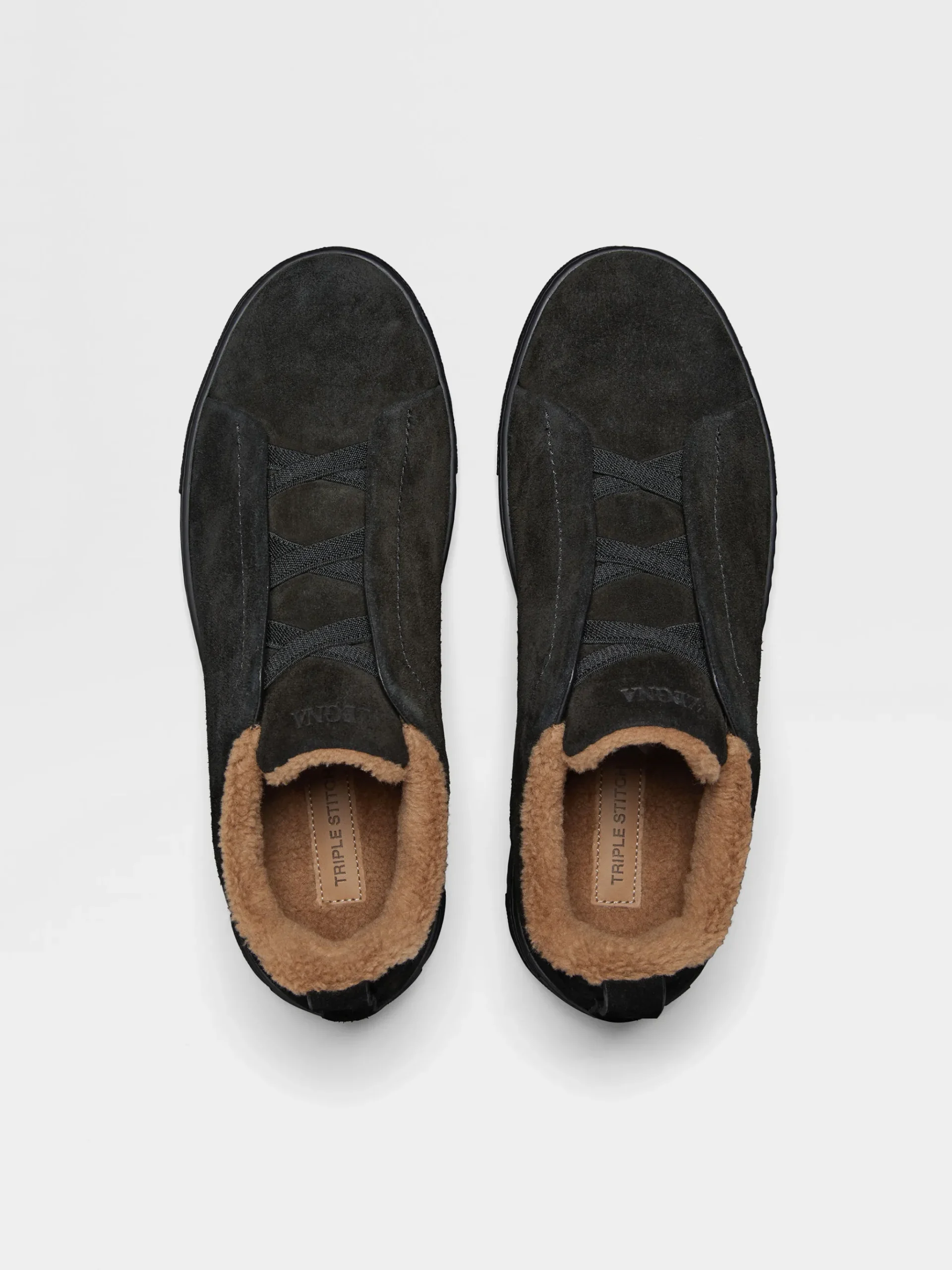 Black Suede Triple Stitch™ Sneakers
