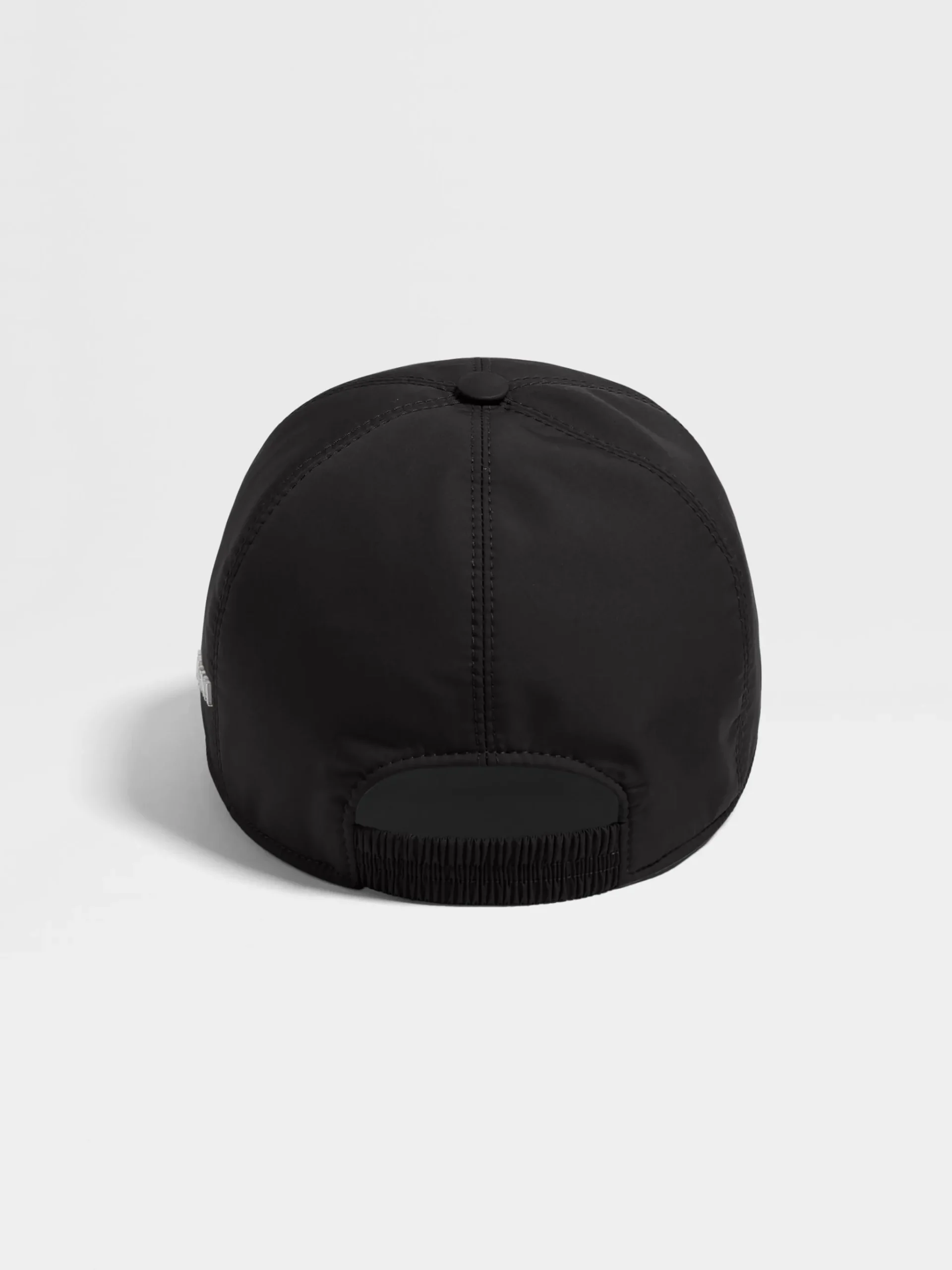 Black Technical Fabric Baseball Cap