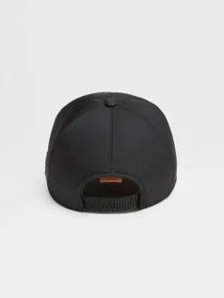 Black Technical Fabric Hat