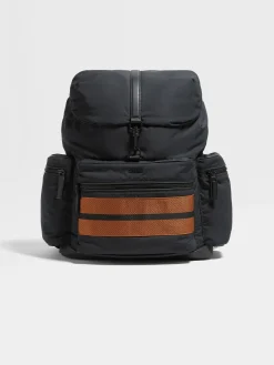 Black Technical Fabric Special Backpack
