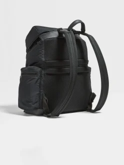 Black Technical Fabric Special Backpack