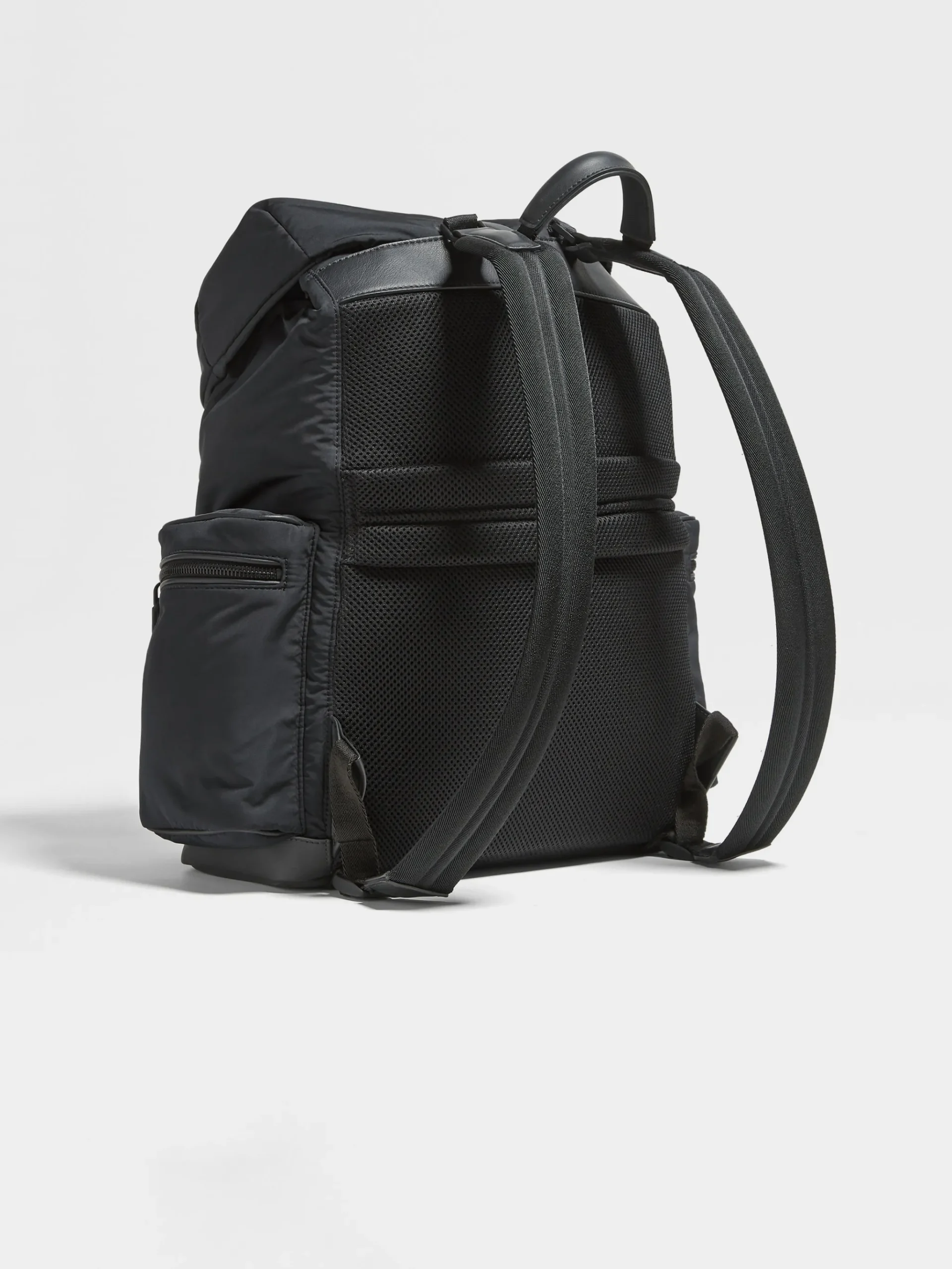 Black Technical Fabric Special Backpack