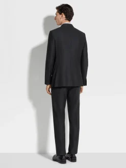 Black Trofeo™ 600 Wool and Silk Tuxedo