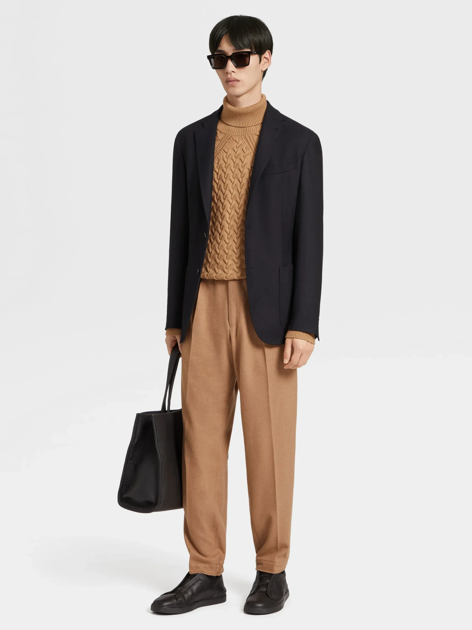 Black Trofeo™ Cashmere Shirt Jacket
