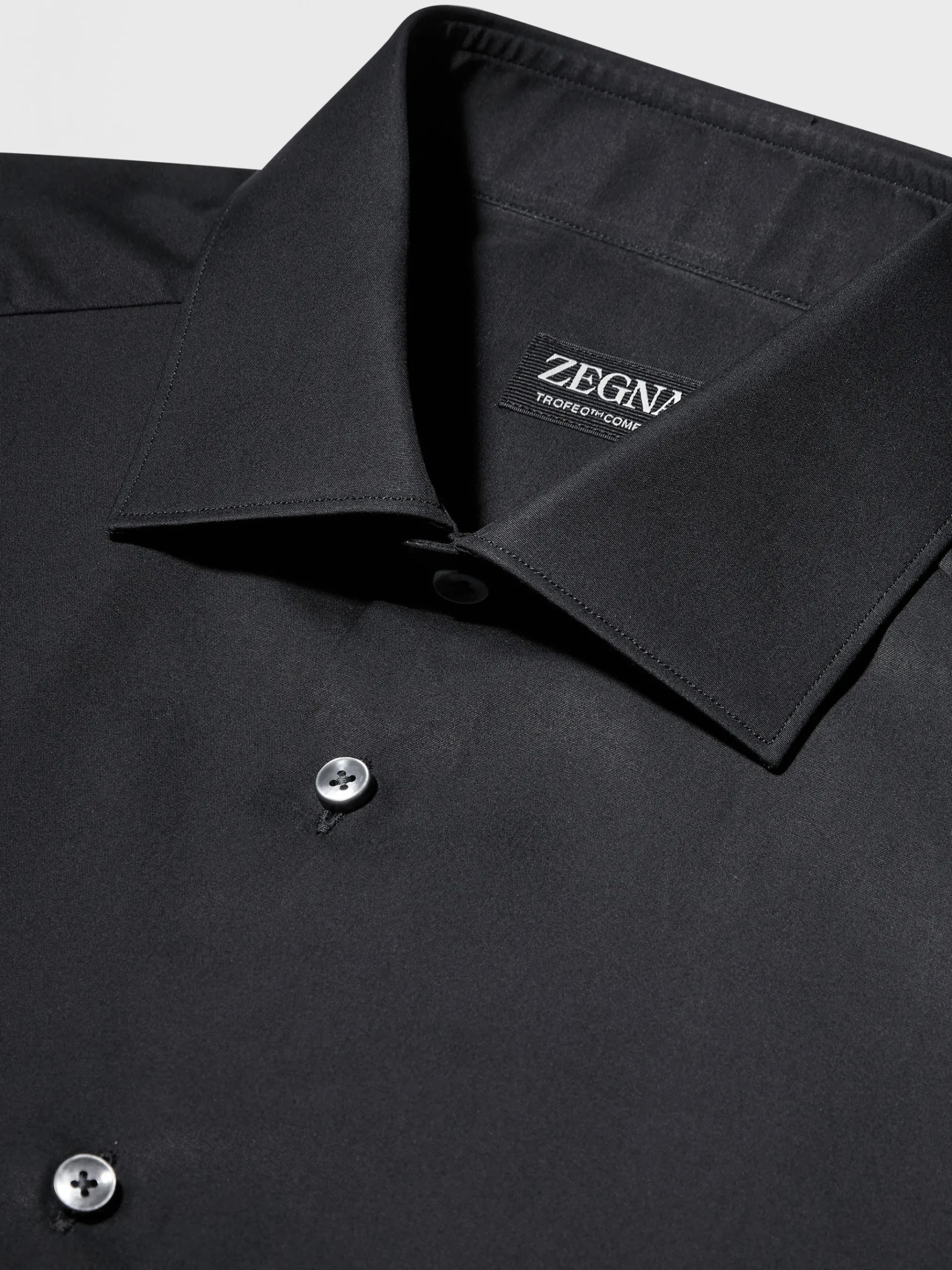 Black Trofeo™ Comfort Cotton Shirt