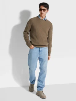 Bleached Cotton Denim Shirt