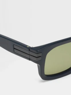 Blue Acetate Sunglasses