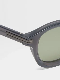 Blue Aurora I Acetate Sunglasses