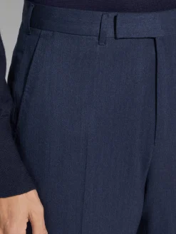 Blue Centoventimila Wool Pants