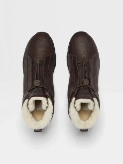 Brown Leather Triple Stitch™ Vetta Sneakers