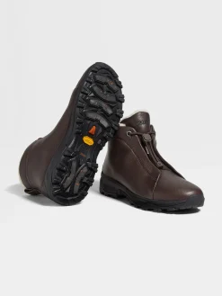 Brown Leather Triple Stitch™ Vetta Sneakers