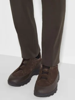 Brown Suede and Leather Triple Stitch™ Monte Sneakers